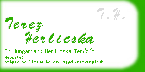 terez herlicska business card